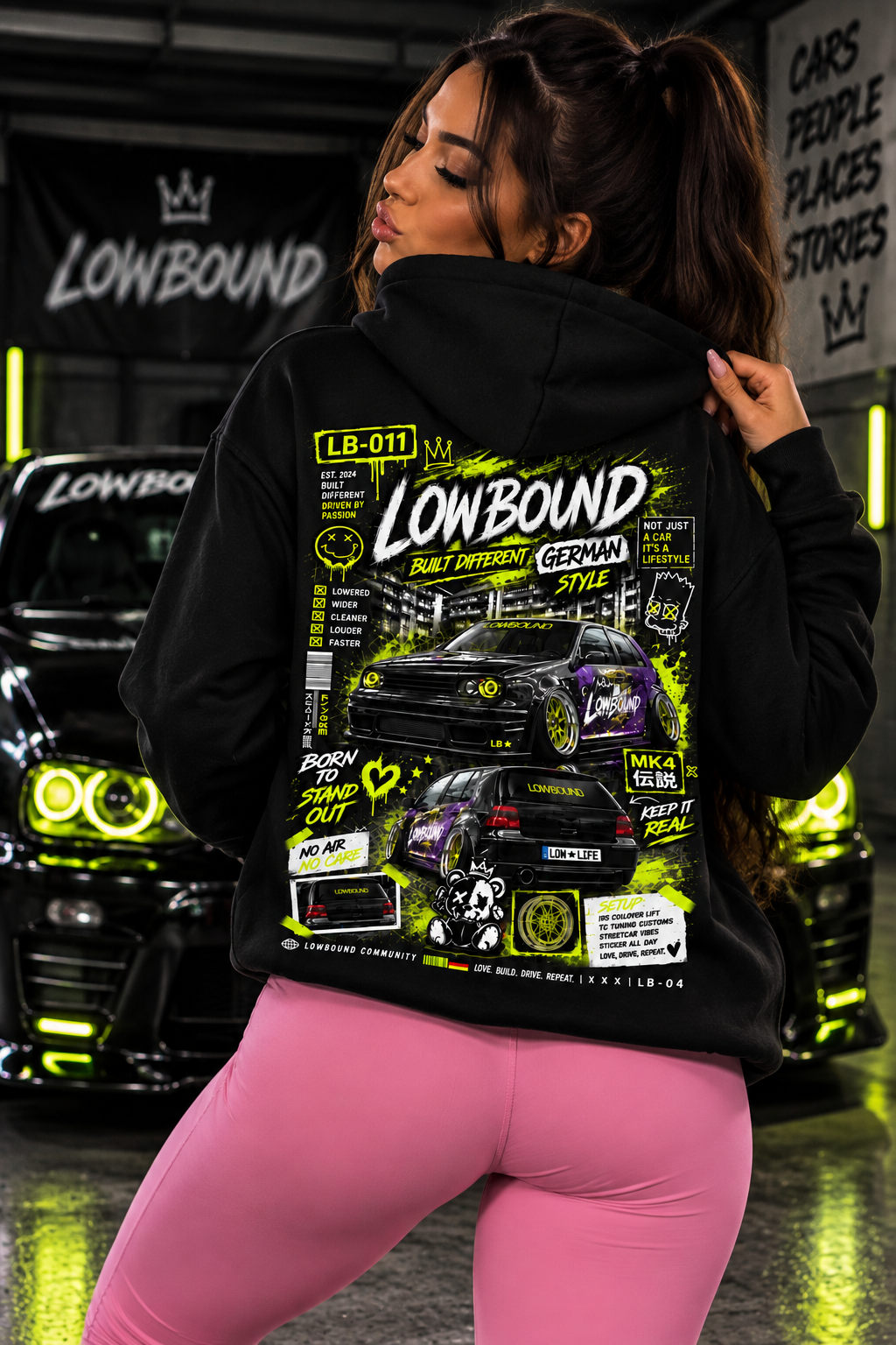 LB-011 STREET REBEL HOODIE
