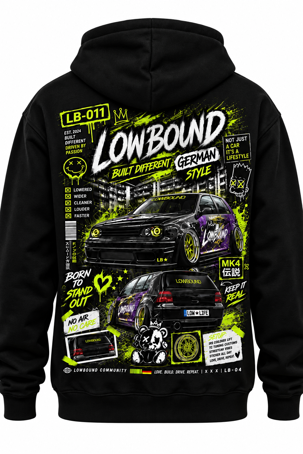 LB-011 STREET REBEL HOODIE