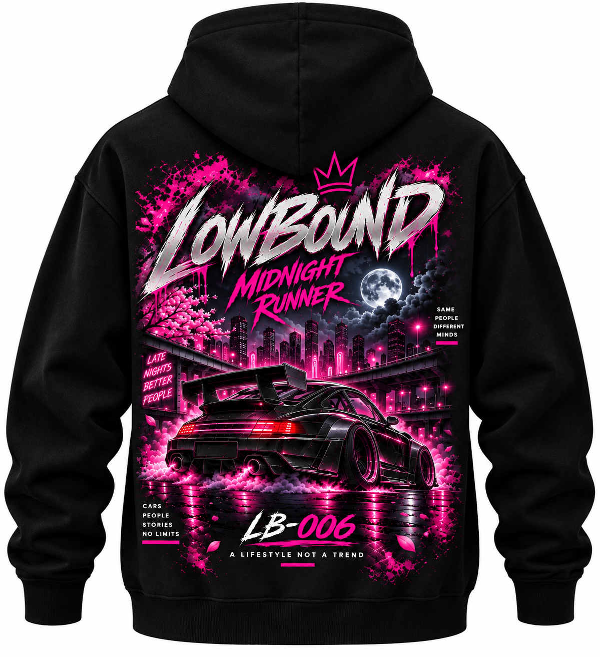 LB-006 MIDNIGHT RUNNER HOODIE