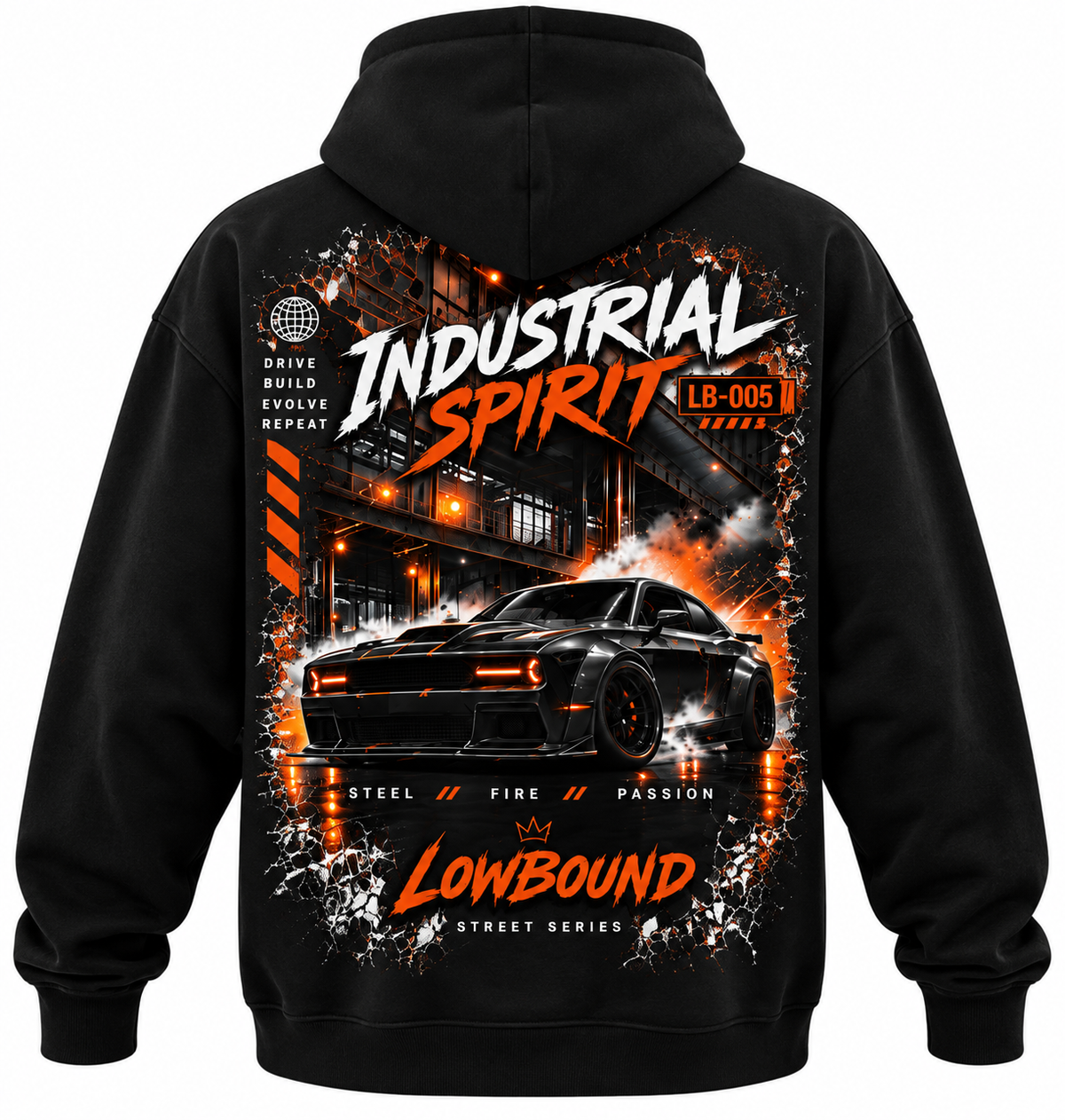 LB-005 INDUSTRIAL SPIRIT HOODIE