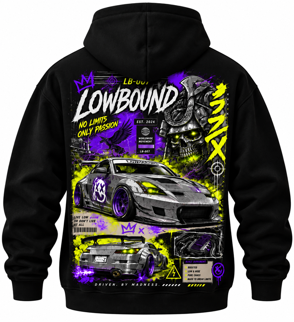 LB-007 NEON RONIN HOODIE