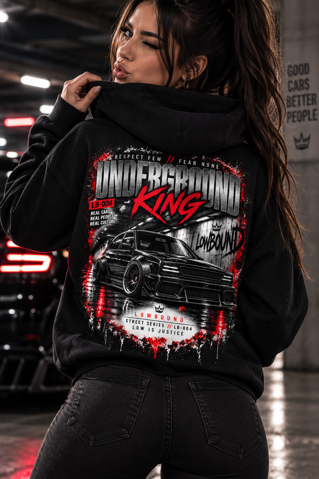 LB-004 UNDERGROUND KING HOODIE