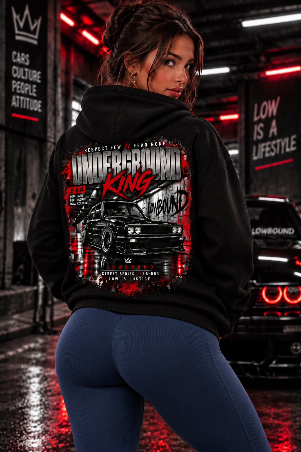 LB-004 UNDERGROUND KING HOODIE