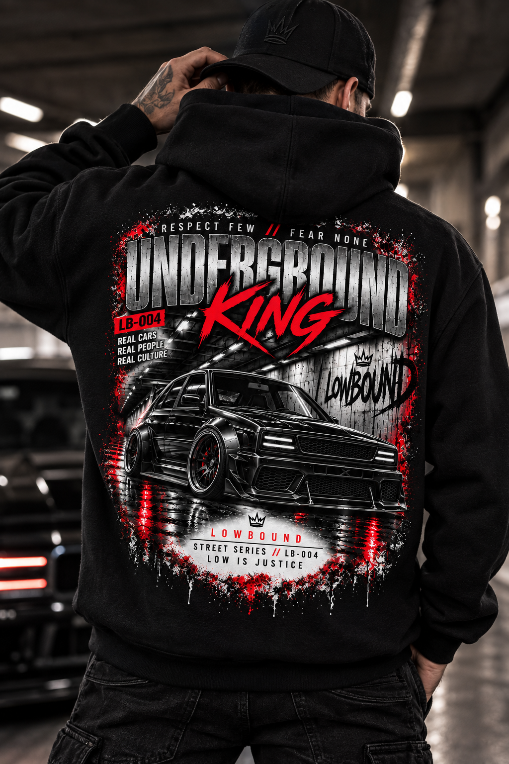 LB-004 UNDERGROUND KING HOODIE