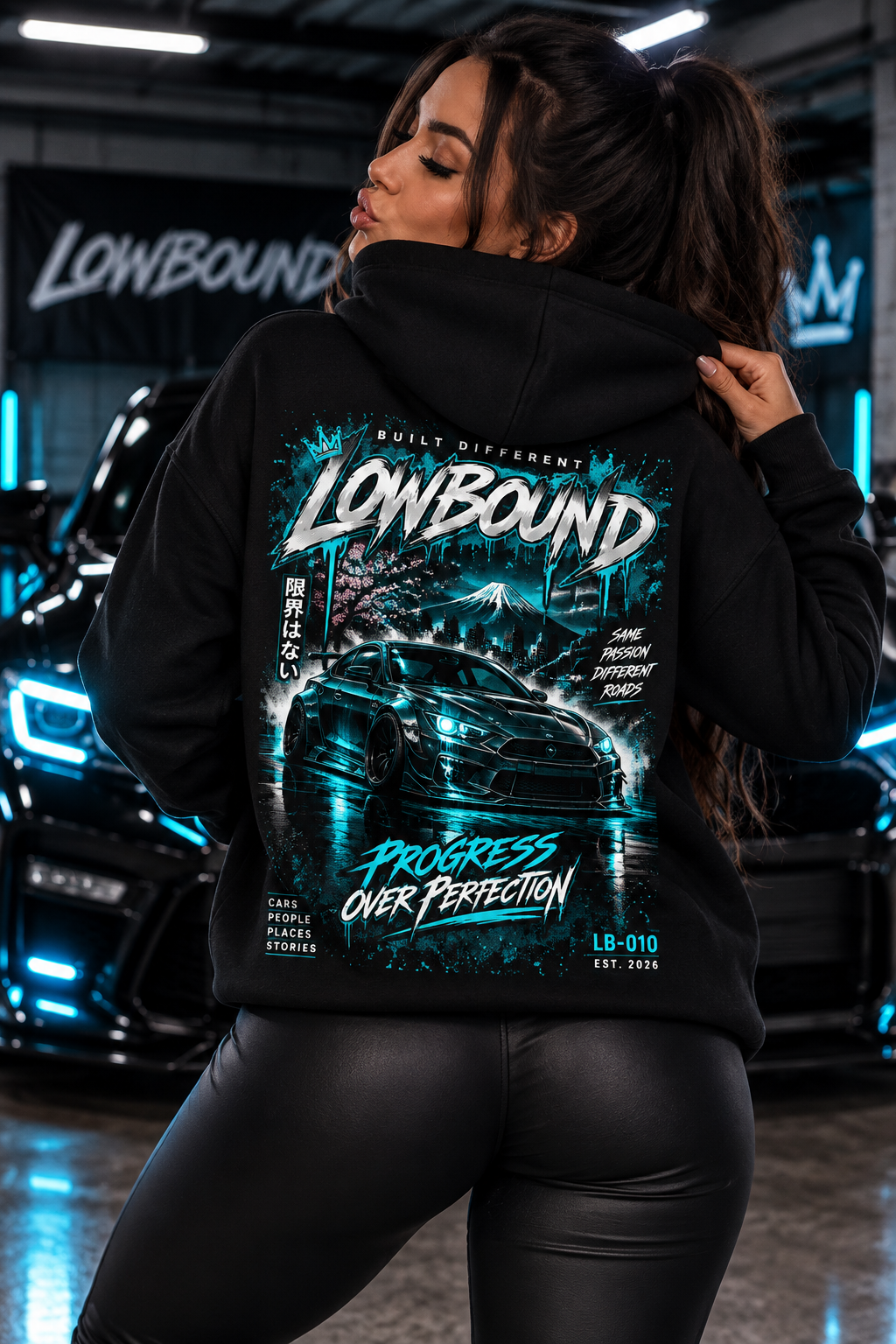 LB-010 NEON CHAOS HOODIE