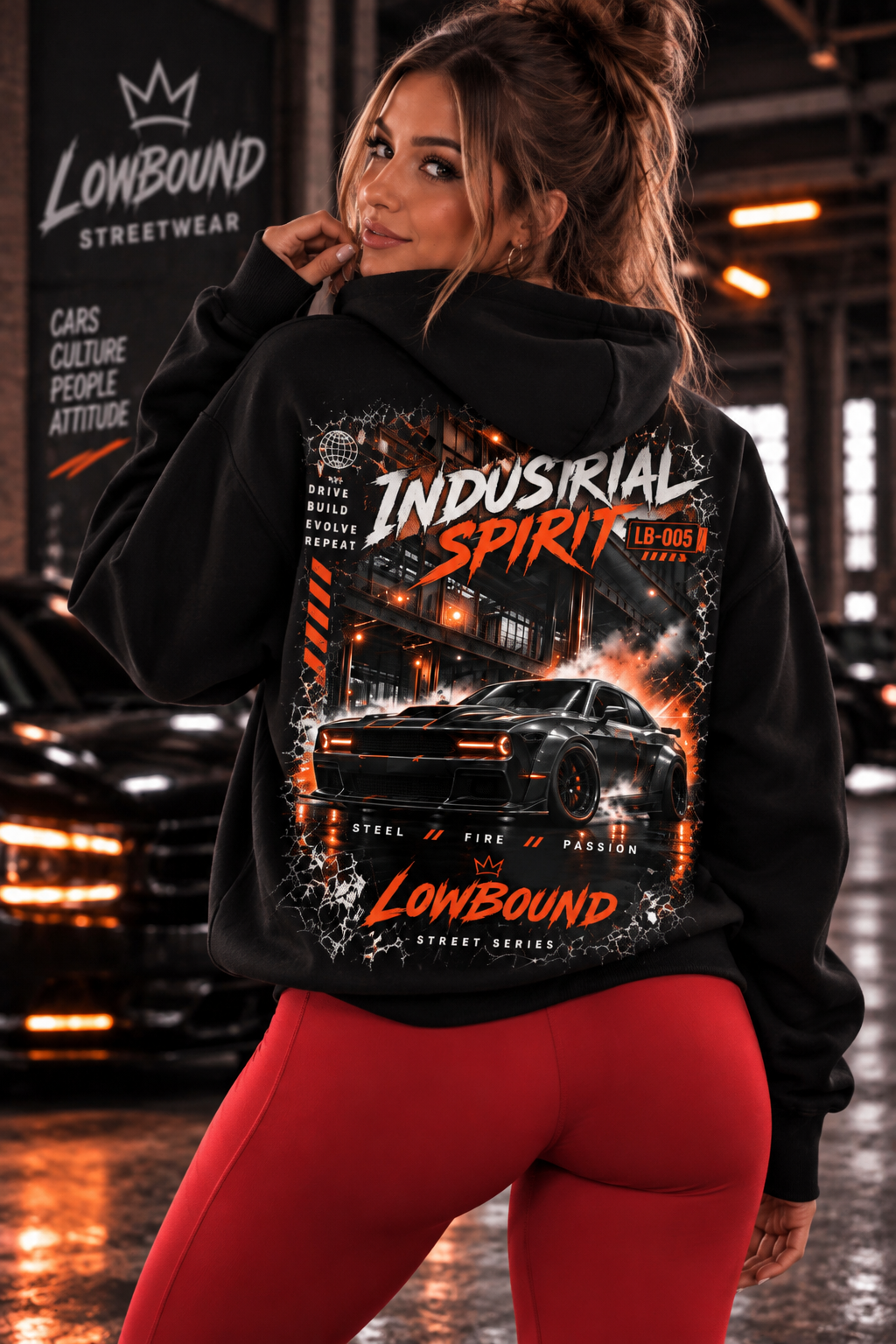 LB-005 INDUSTRIAL SPIRIT HOODIE