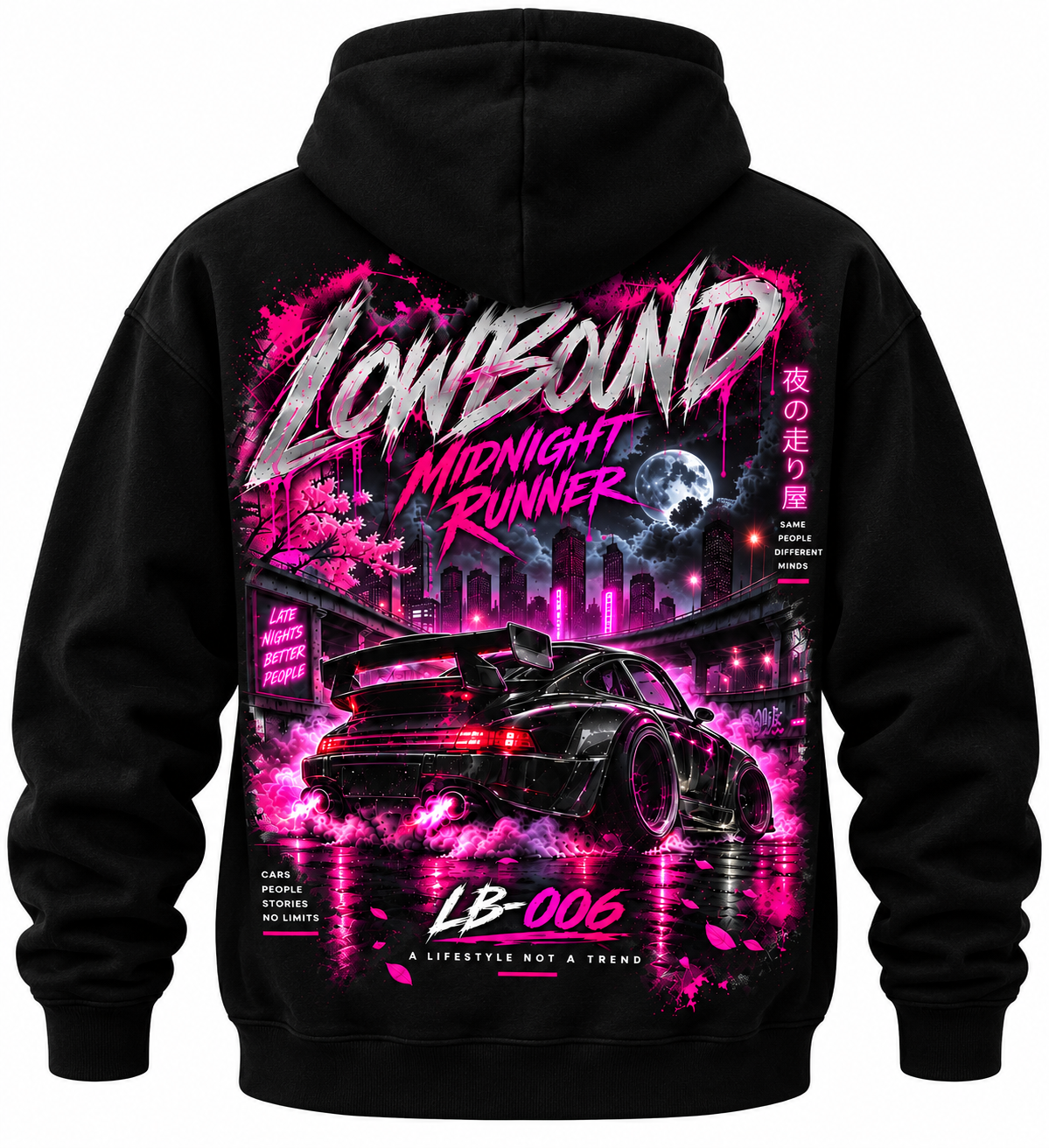 LB-006 MIDNIGHT RUNNER HOODIE