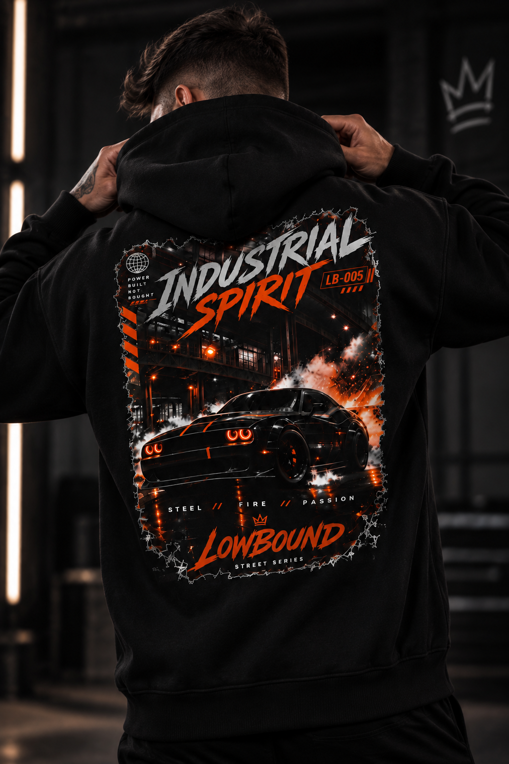 LB-005 INDUSTRIAL SPIRIT HOODIE