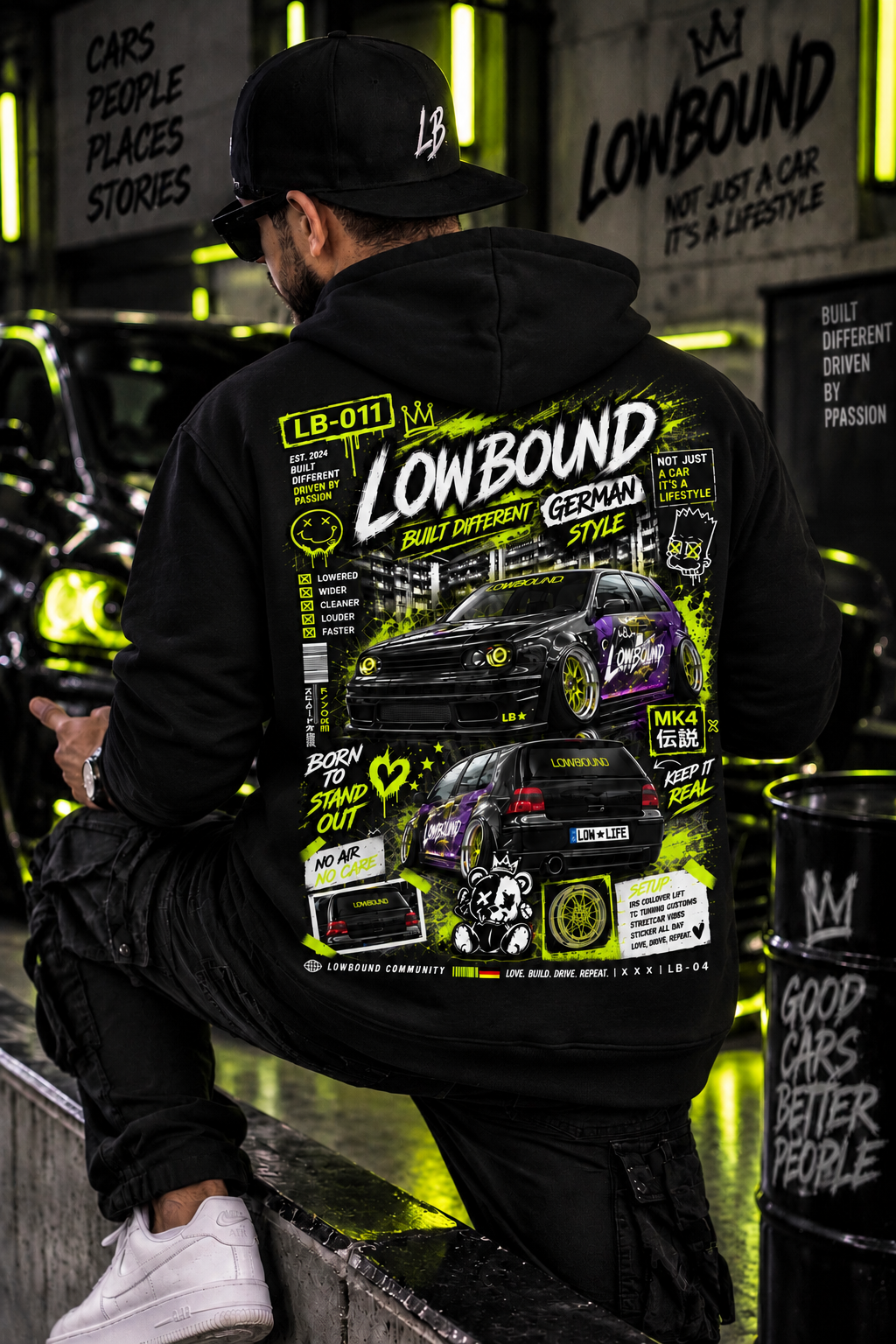 LB-011 STREET REBEL HOODIE
