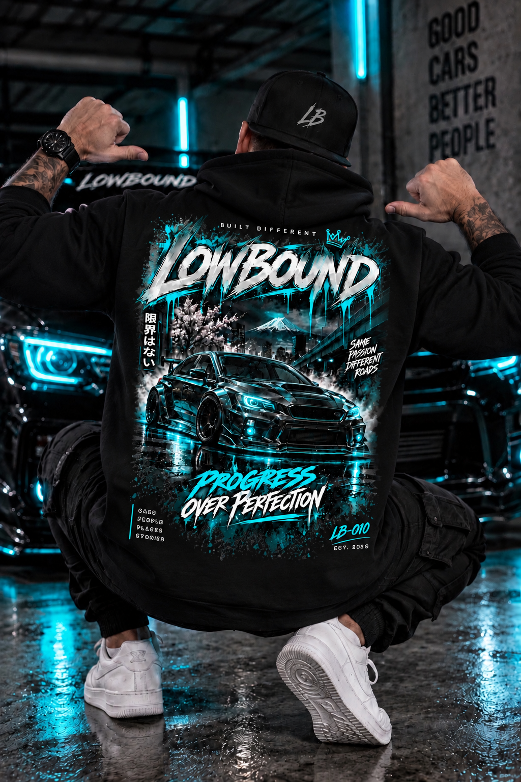 LB-010 NEON CHAOS HOODIE