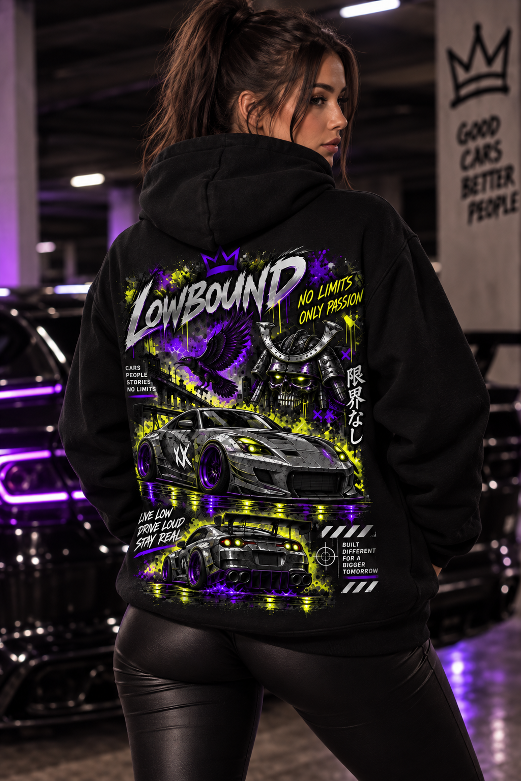 LB-007 NEON RONIN HOODIE