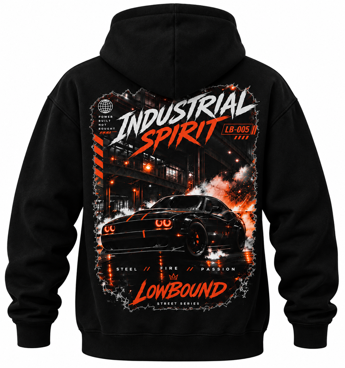 LB-005 INDUSTRIAL SPIRIT HOODIE