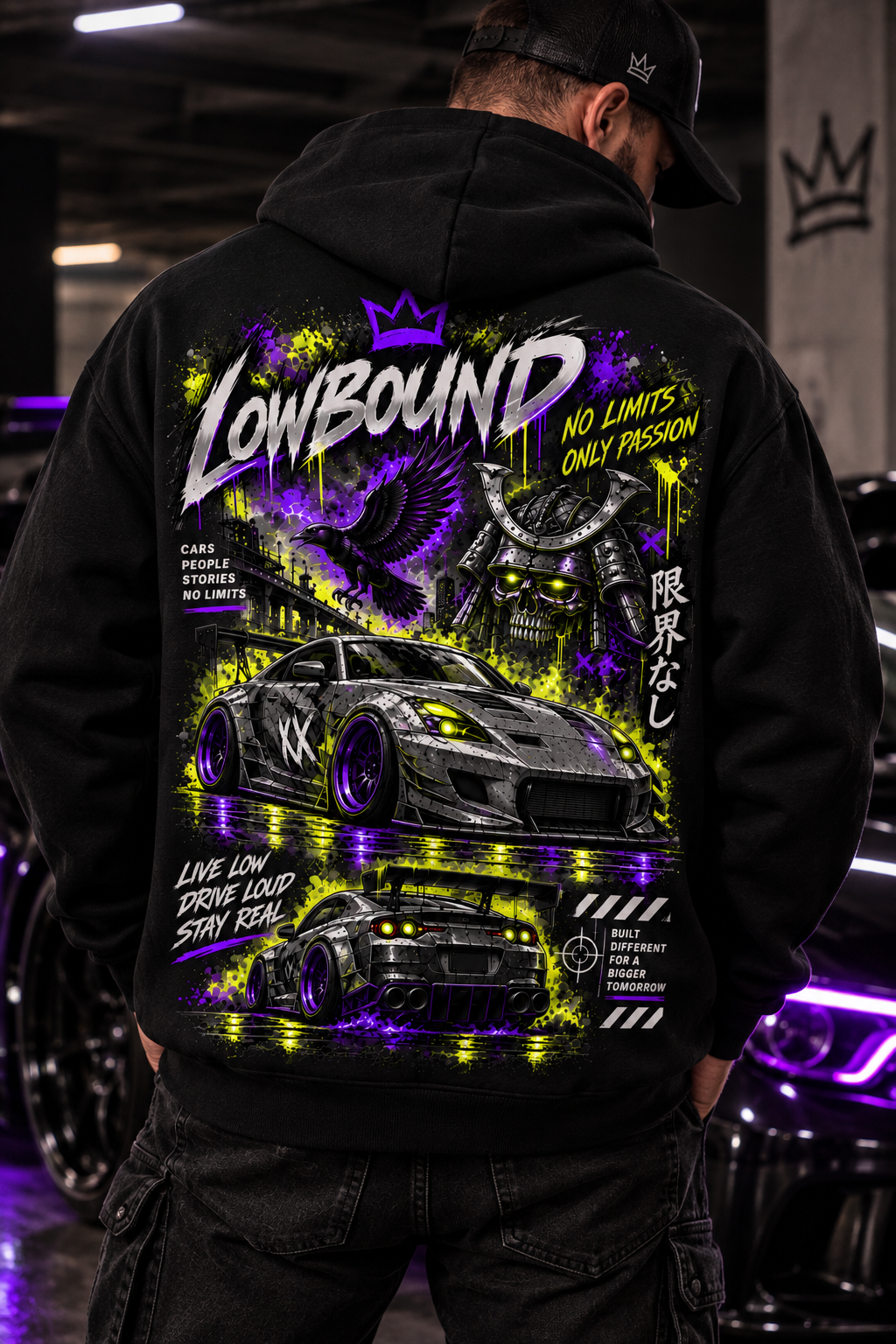 LB-007 NEON RONIN HOODIE